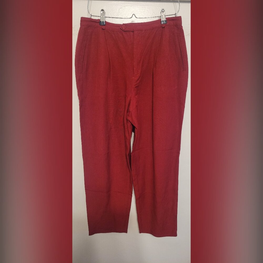 Red Vintage Pants